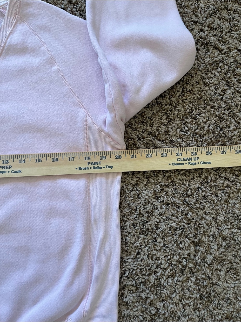 IZOD Golf Classix Pink V Neck Sweatshirt Small S Women's Raglan Pullover‎ Solid - Picture 6 of 12